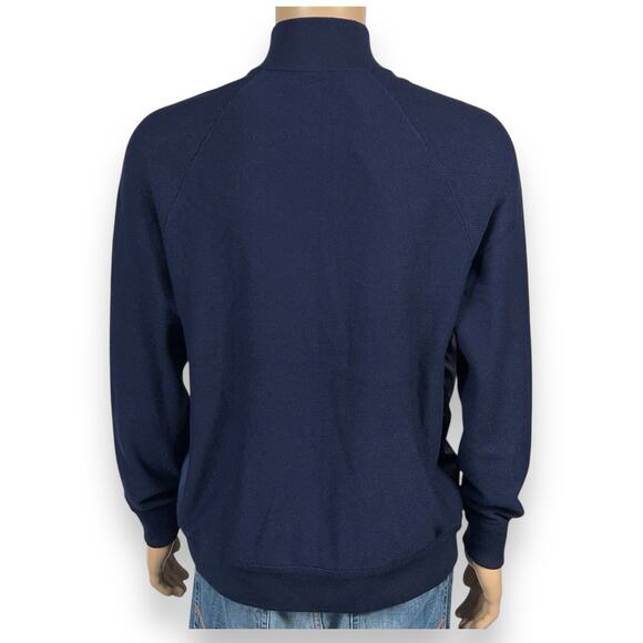 Polo Ralph Lauren RLX Golf Mens Large Full Zip Hybrid Sweater Jacket Navy $298 - Picture 4 of 9
